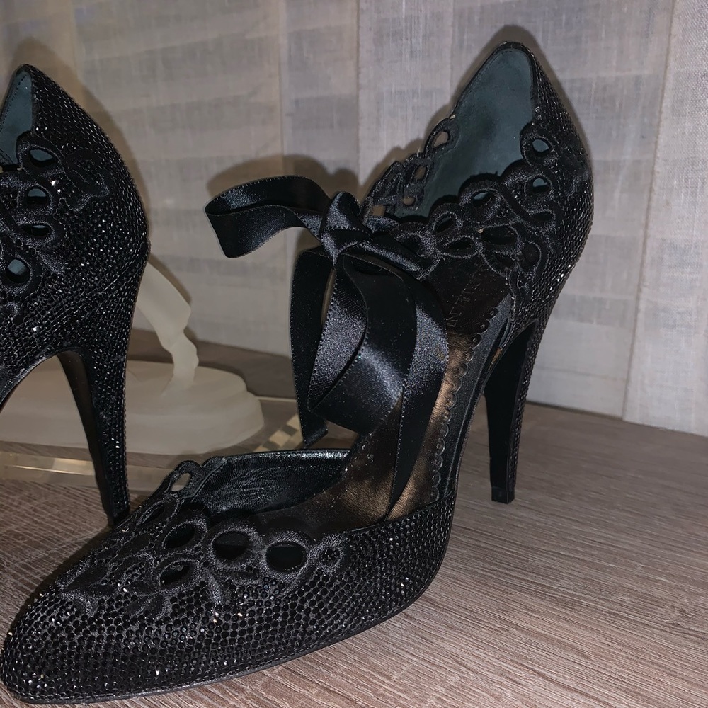Giorgio Armani black heels